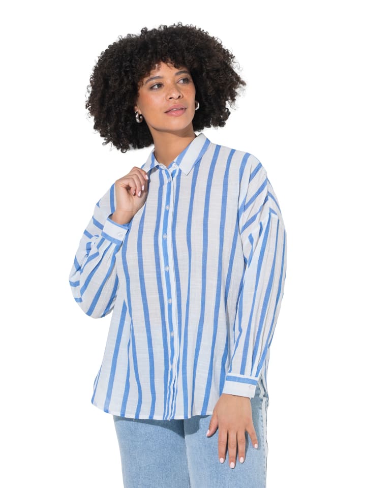 Hemdbluse in schneeweiß
