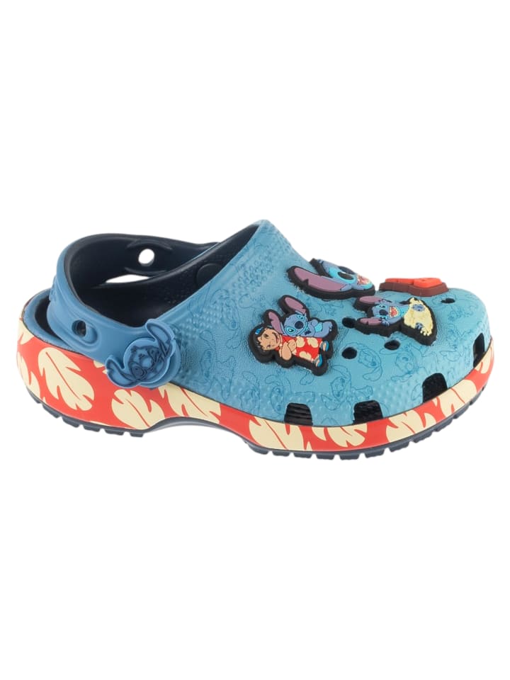 Crocs Classic Stitch Clog T in Blau