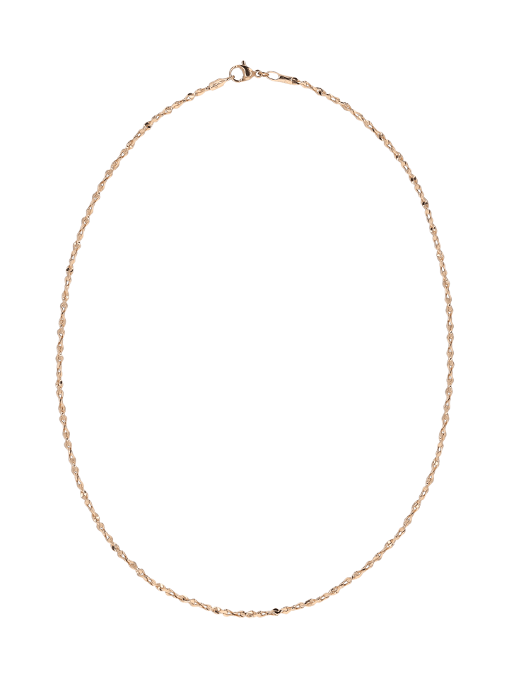 Women Chain Necklace in Rose Gold