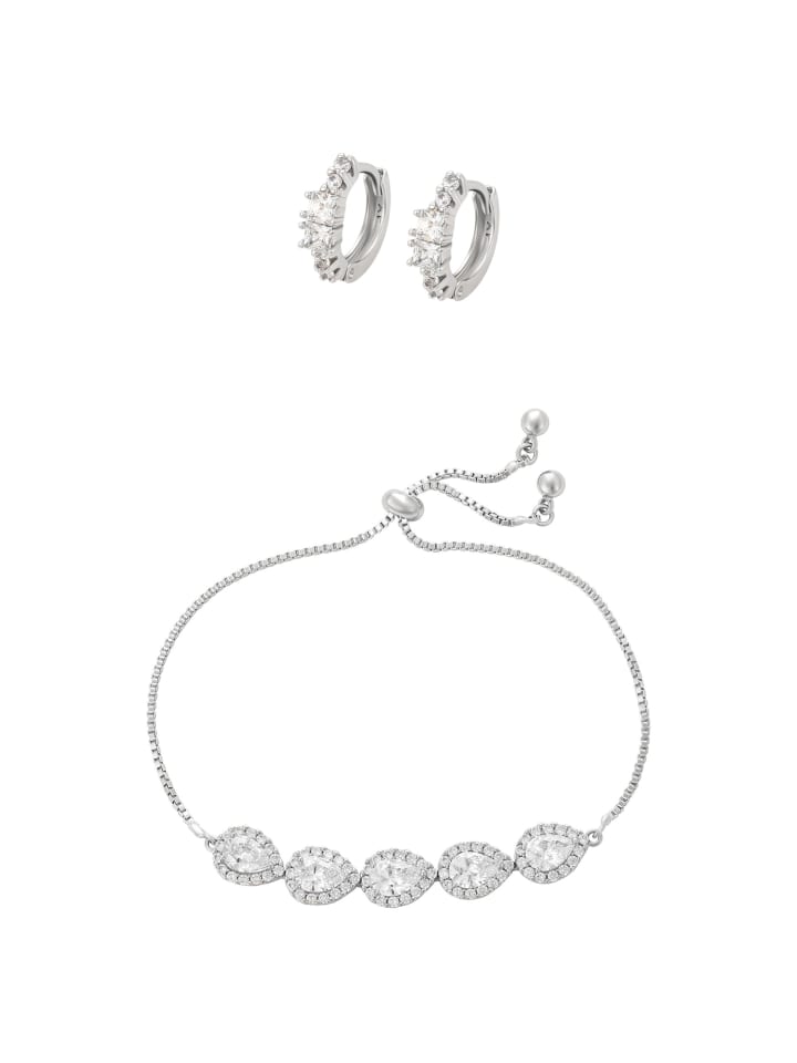 Women Jewelry Set in silver