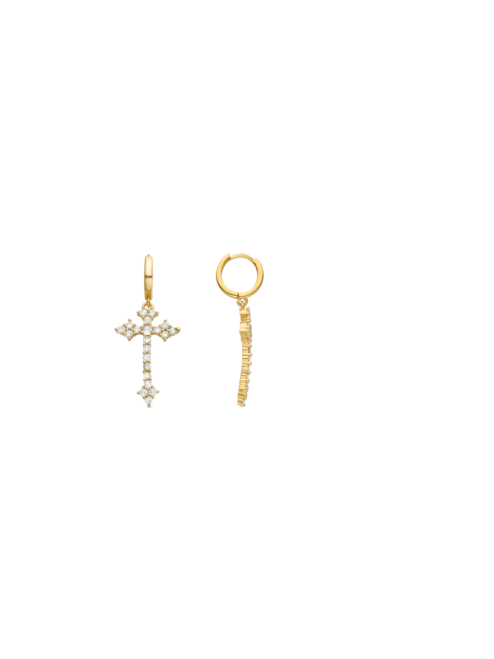 Ohrringe Lysay mit 18 Karat Goldfinish – LYSAY