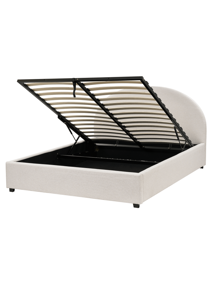 2-tlg Doppelbett VAUCLUSE in Beige