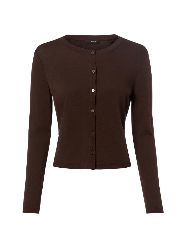 Jerseyjacke Sandros in schoko - 0001