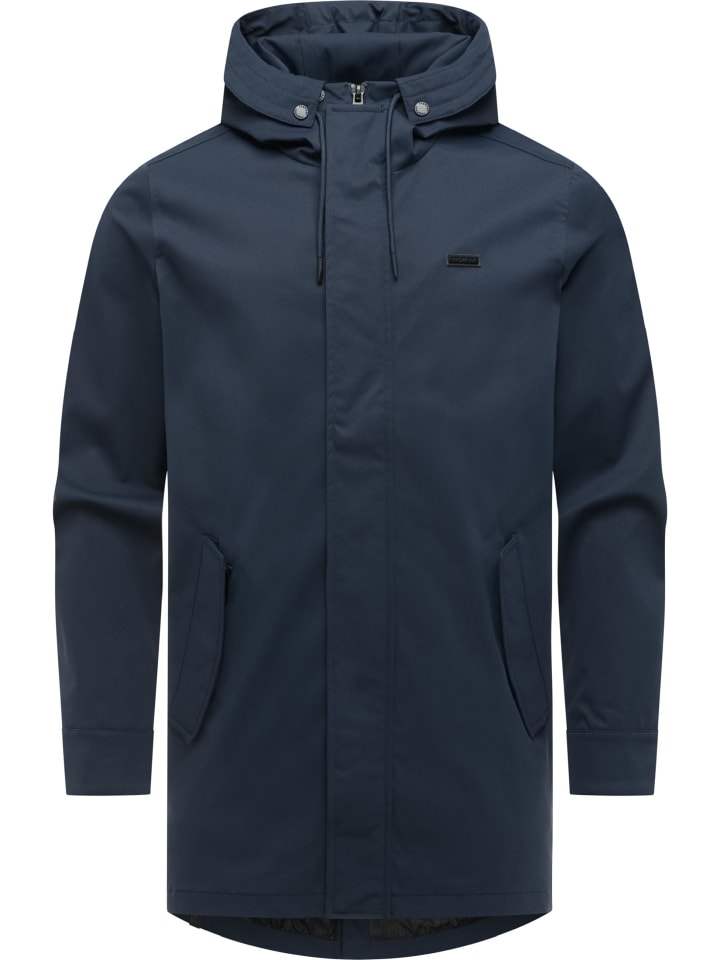 Funktionsmantel Mr Smithem Twill YOUMODO in Navy