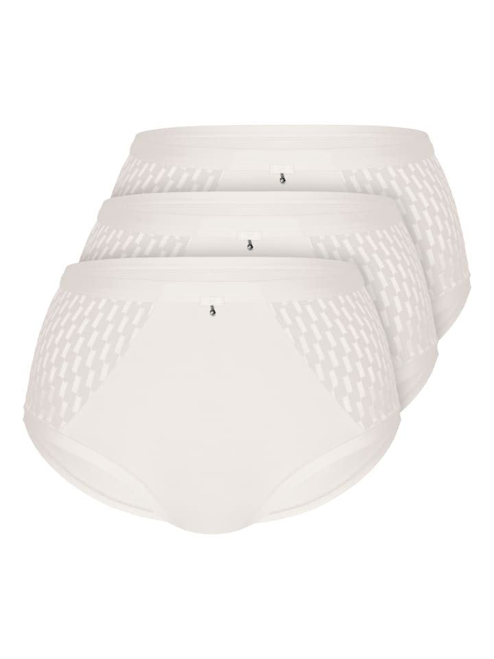3er Pack Taillenslip in ivory