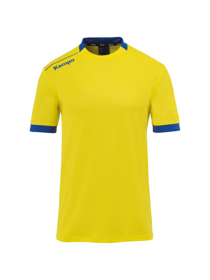 Shirt PLAYER TRIKOT Kids in limonengelb/royal