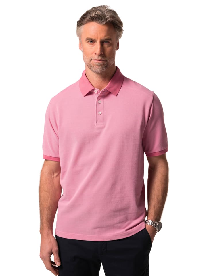 Poloshirt in flamingo