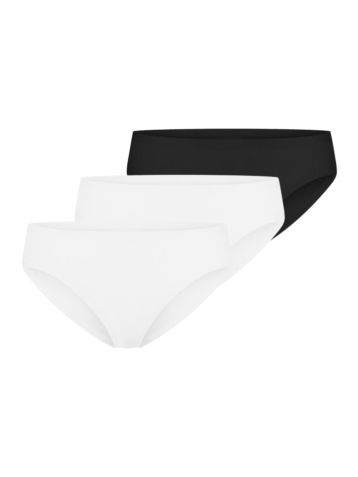 Panty Invisible Light in Weiß / schwarz