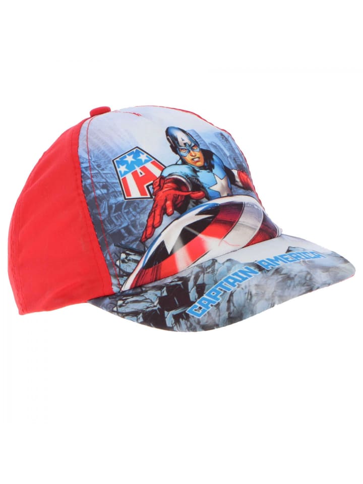 Avengers Kinderkappe Cap Kopfbedeckung Stilvoller in Rot
