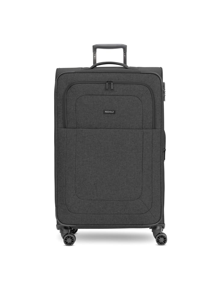 Essentials 12 LARGE 4 Rollen Trolley 79 cm mit Dehnfalte black2