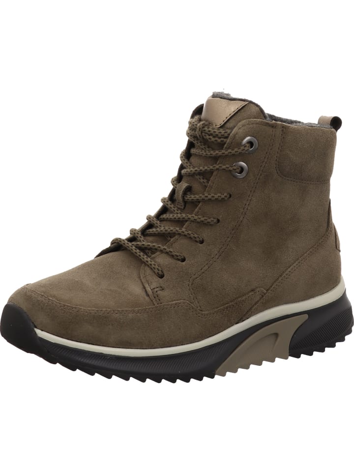 Sneaker High in oliv