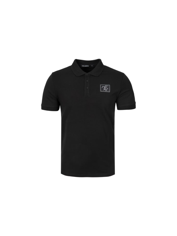 Poloshirt 745420 in schwarz