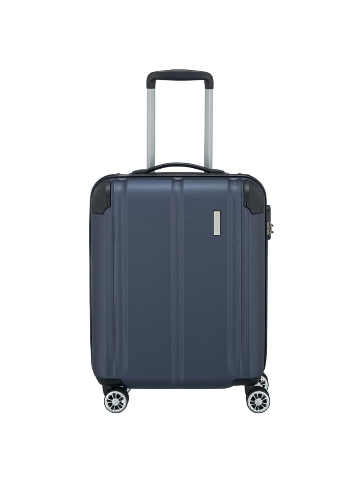City - 4-Rollen-Kabinentrolley S 55 cm (anthracite) in marine