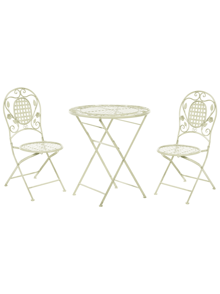 3-tlg Bistro Set BIVIO in Grün