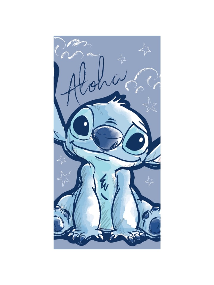 Disney Lilo & Stitch Strandtuch Badetuch 70×140 cm Baumwolle in Mehrfarbig