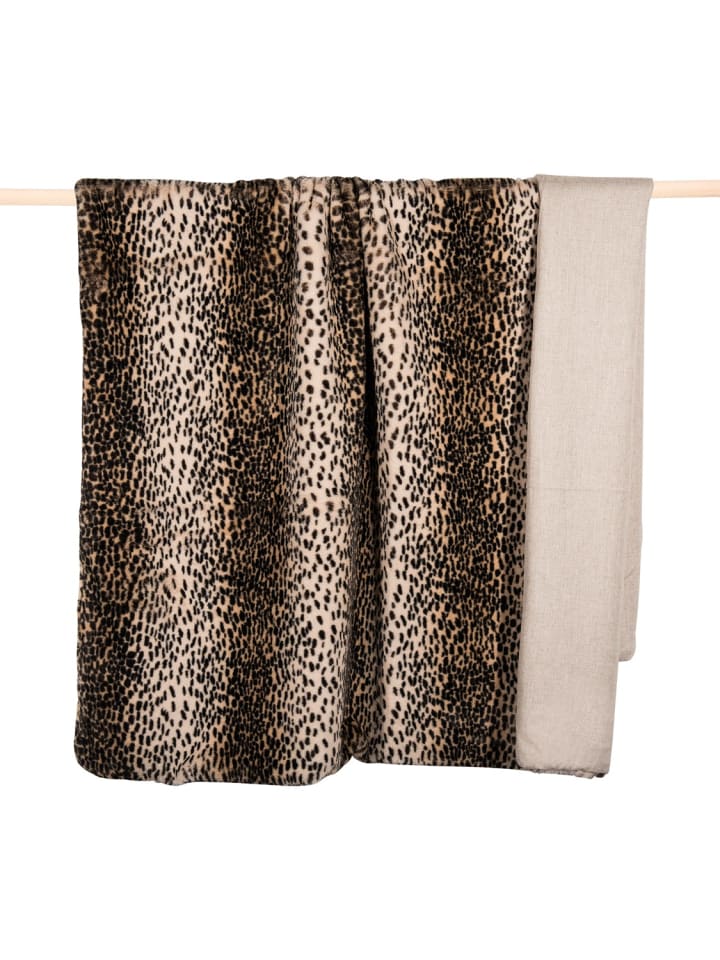 Decke WILD Felldecke Caramel 140x190