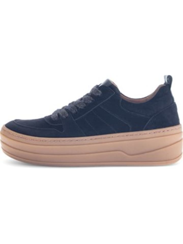 Schnürschuh in blau