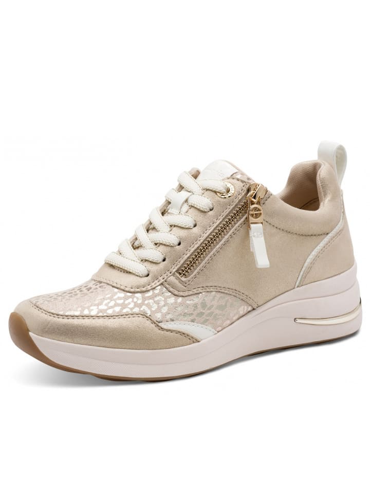 sportlicher Schnürer in Beige