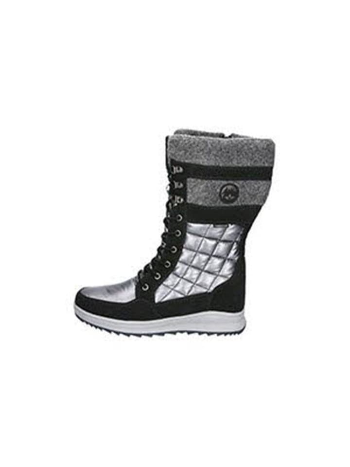 Winterschuh Signe in grau/silber