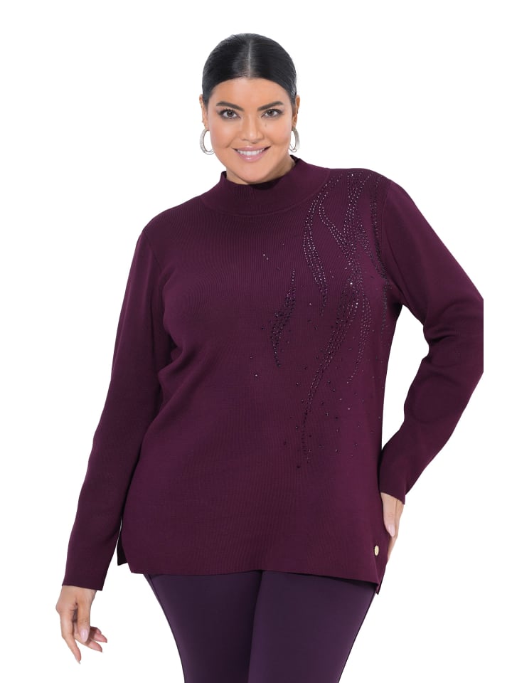 Pullover in beere