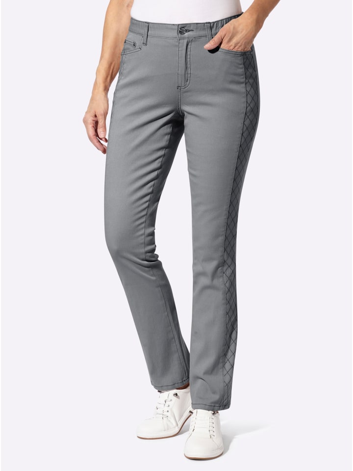 5-Pocket-Jeans in light grey-denim