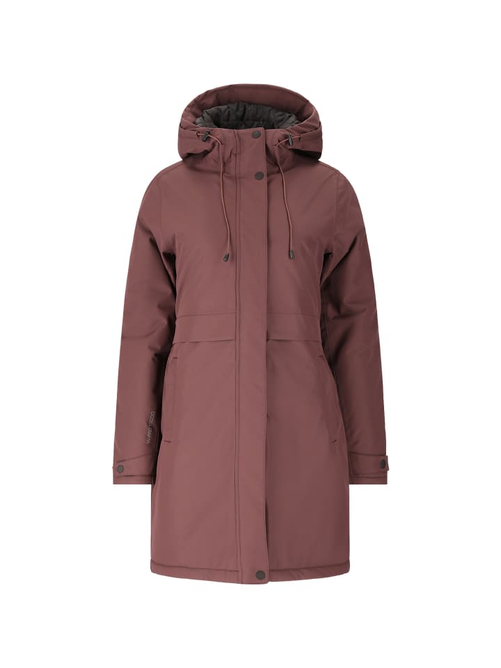 Jacke Mullie V2 W Parka W-Pro 10000 in Dunkelrot4261