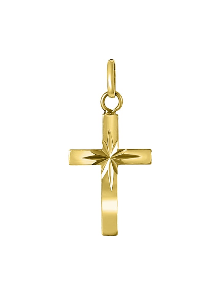585 Gold Anhänger  Kreuz