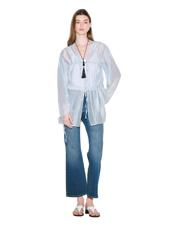 Blouse in Blau