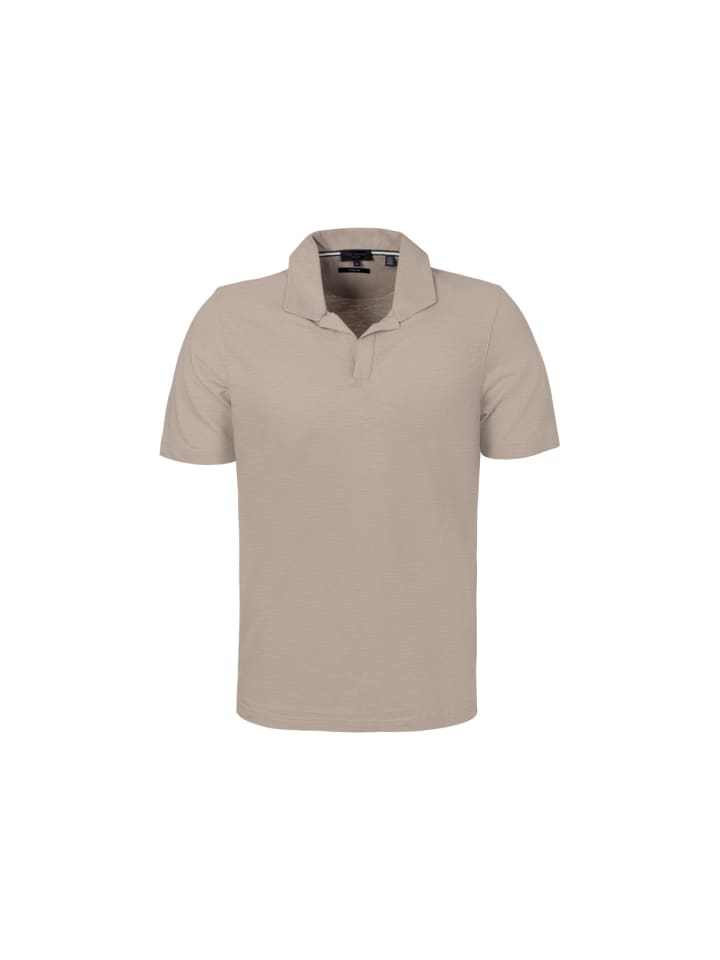 Poloshirt Anito in grau/braun