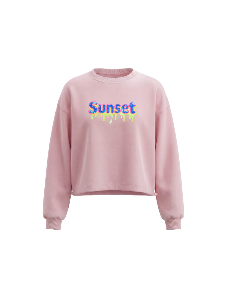 Women Sweatshirt in Light Rose