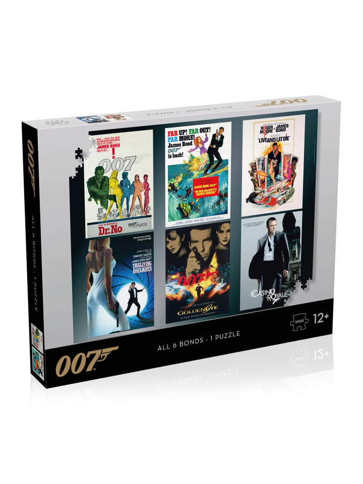 Winning Moves - James Bond Puzzle - 1000 pieces - All Debut Posters in bunt