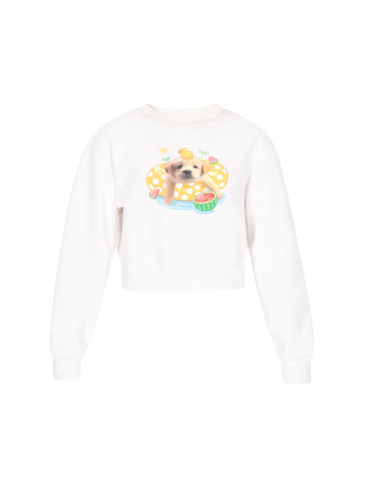 Women Sweatshirt in offwhite