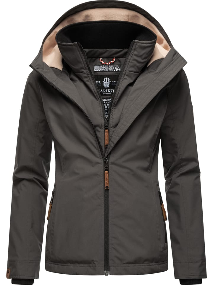 Übergangsjacke Erdbeere in Anthracite