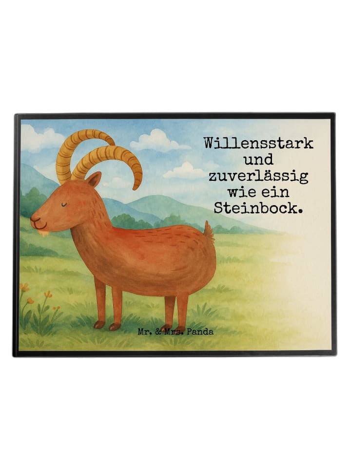 Schreibunterlage Sternzeichen Steinbock Design ... in Weiß