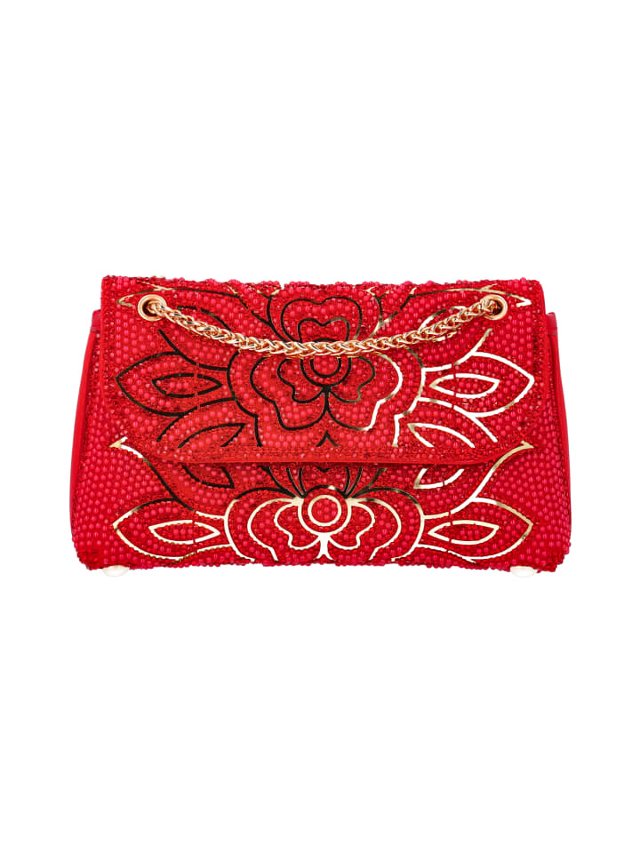 Women Flap Bag in Red