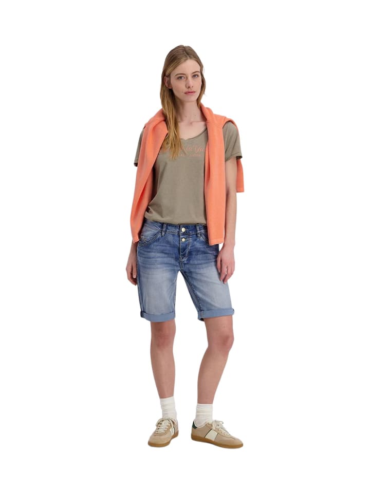 Short SLIM NALITZ SHORT slim in Blau