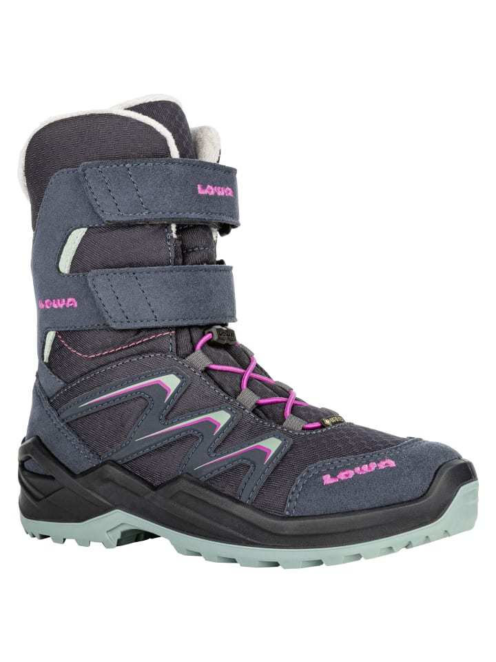Outdoorschuh MADDOX WARM GTX HI in stahlblau/jade