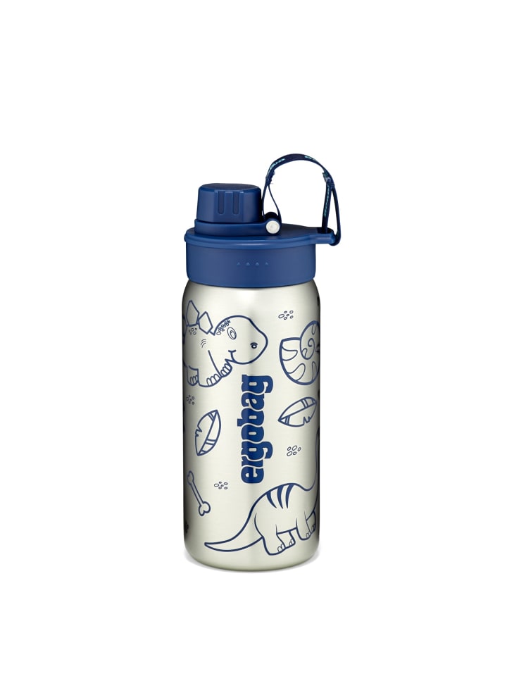 ergobag Edelstahl Trinkflasche Blau
