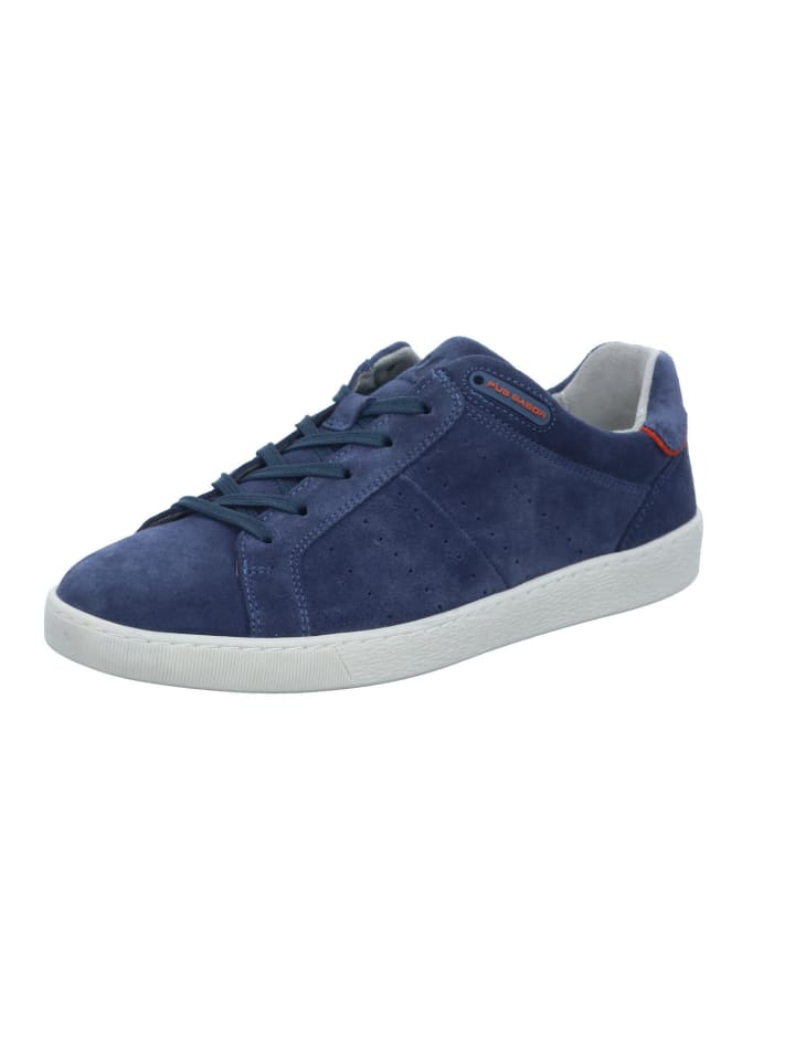 Schnürschuh in blau