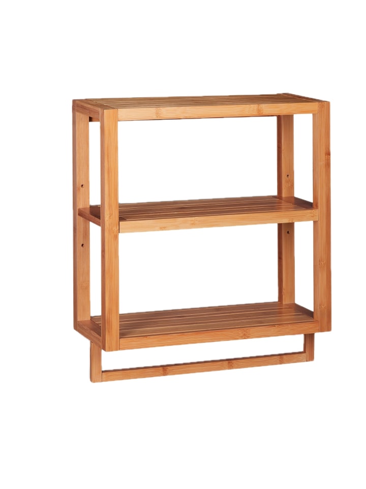 Wandregal in Natur - (B)52 x (H)58,5 x (T)21 cm