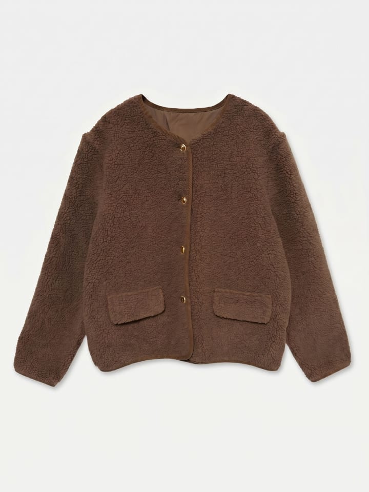 Jacke in Fossil