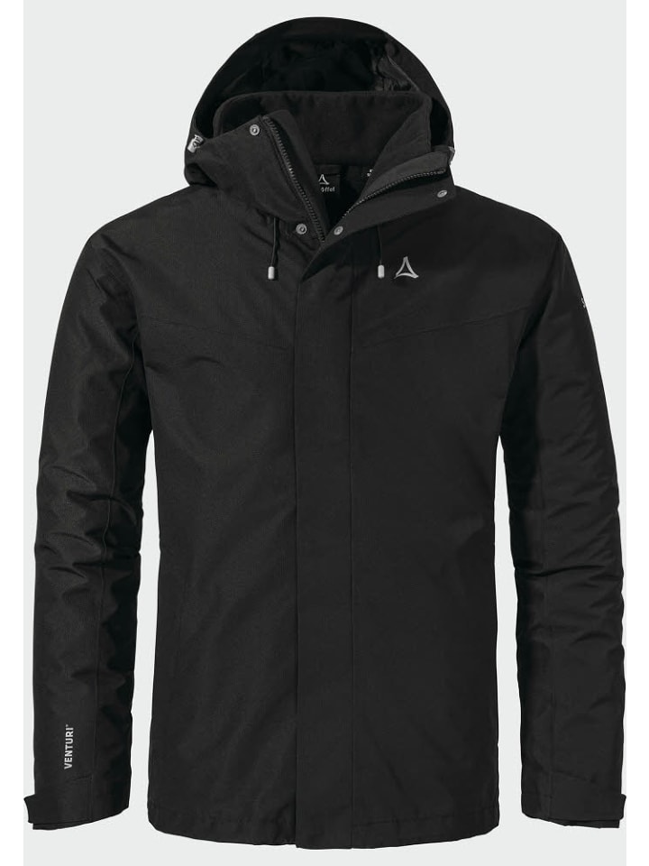 Kombijacke in schwarz