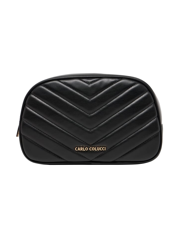 Kosmetiktasche Doga in Schwarz