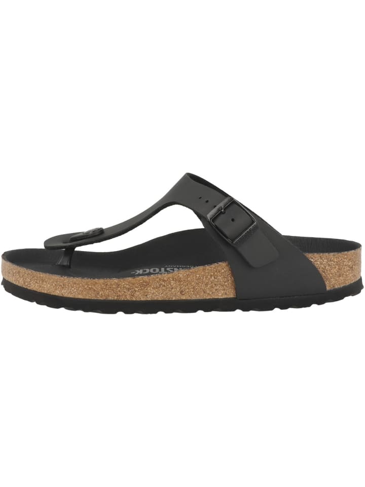 Zehensandale Gizeh Birko-Flor normal in schwarz