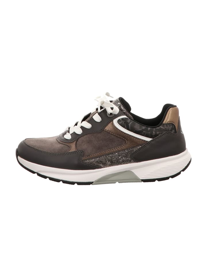Komfort Schnürschuhe in Grau