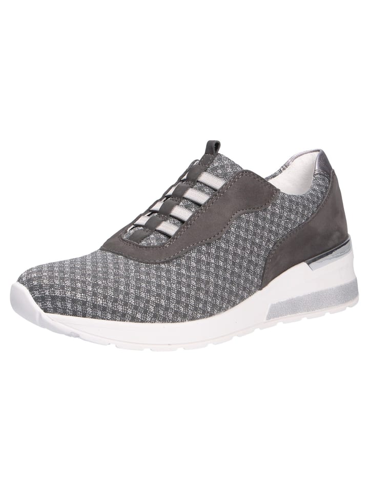 Sportliche Slipper für Damen in grau