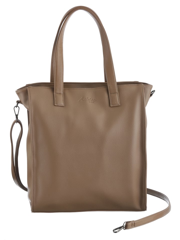 Shopper in taupe