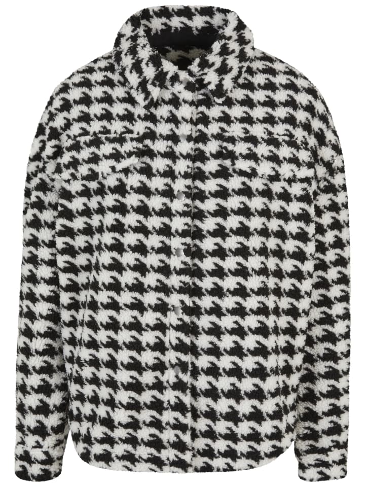 Light Jackets - Coat in blackhoundstooth