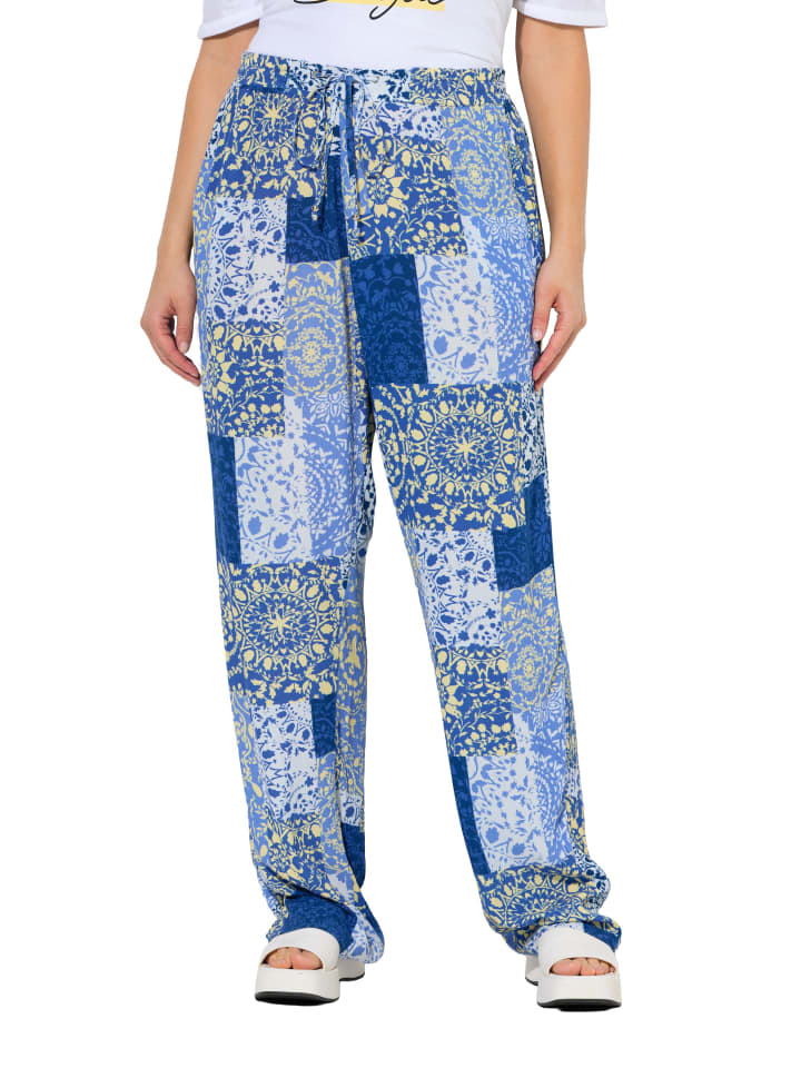 Schlupfhose in blau