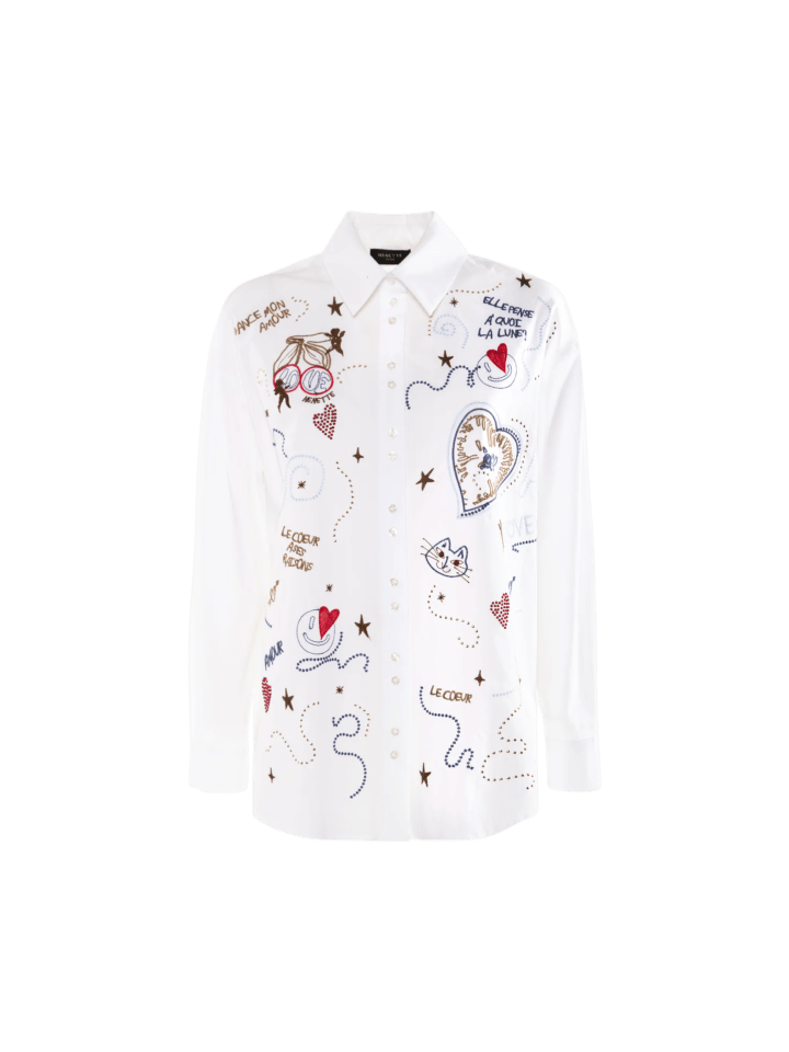 Bluse FANNY Weiß